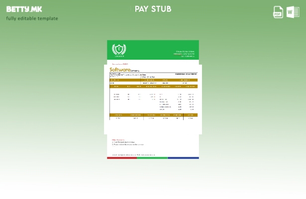 модерен стил Шаблон за плаќања за софтверска компанија